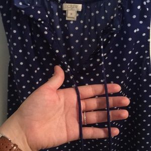 J. Crew Tops - J. Crew polka dot blouse J. Crew Tops - J. Crew polka dot blouse